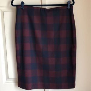 Ann Taylor Plaid Skirt